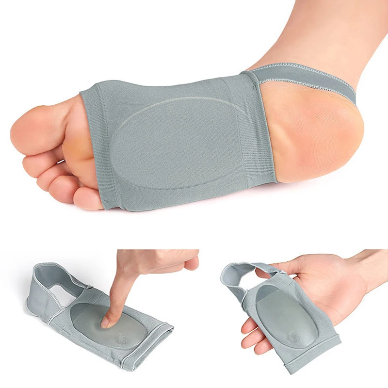 1Pair Arch Support Sleeves Plantar Fasciitis Heel Spurs Strap Foot Care Flat Feet Relieve Pain Sleeve Socks Orthotic Insoles Pad