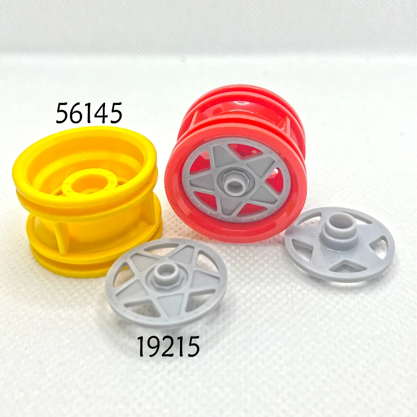 Aquaryta Technological Building Blocks Compatible with MOC-56145 Wheel Hub Tires 44309 Toy DIY Car Truck Wheel Hub Covers 19215