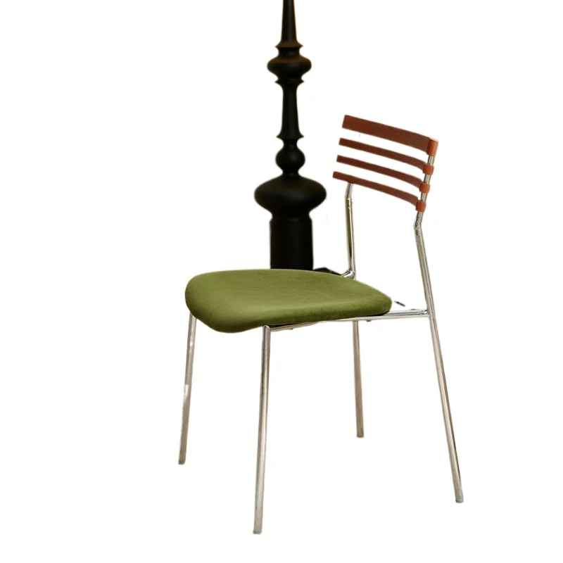 

Medieval Nordic modern Internet celebrity home simple light luxury solid wood dining chair