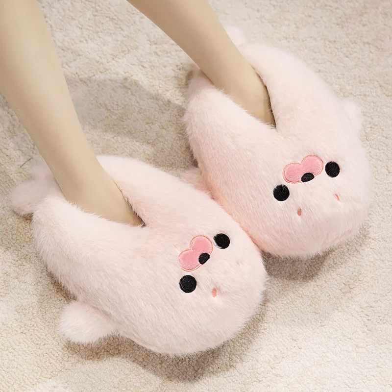 

Мягкая и милая хлопковая швабра с уплотнением, плюшевая розовая, белая кукла, каваи, пушистая игрушка, зимние тапочки, мягкий подарок для детей