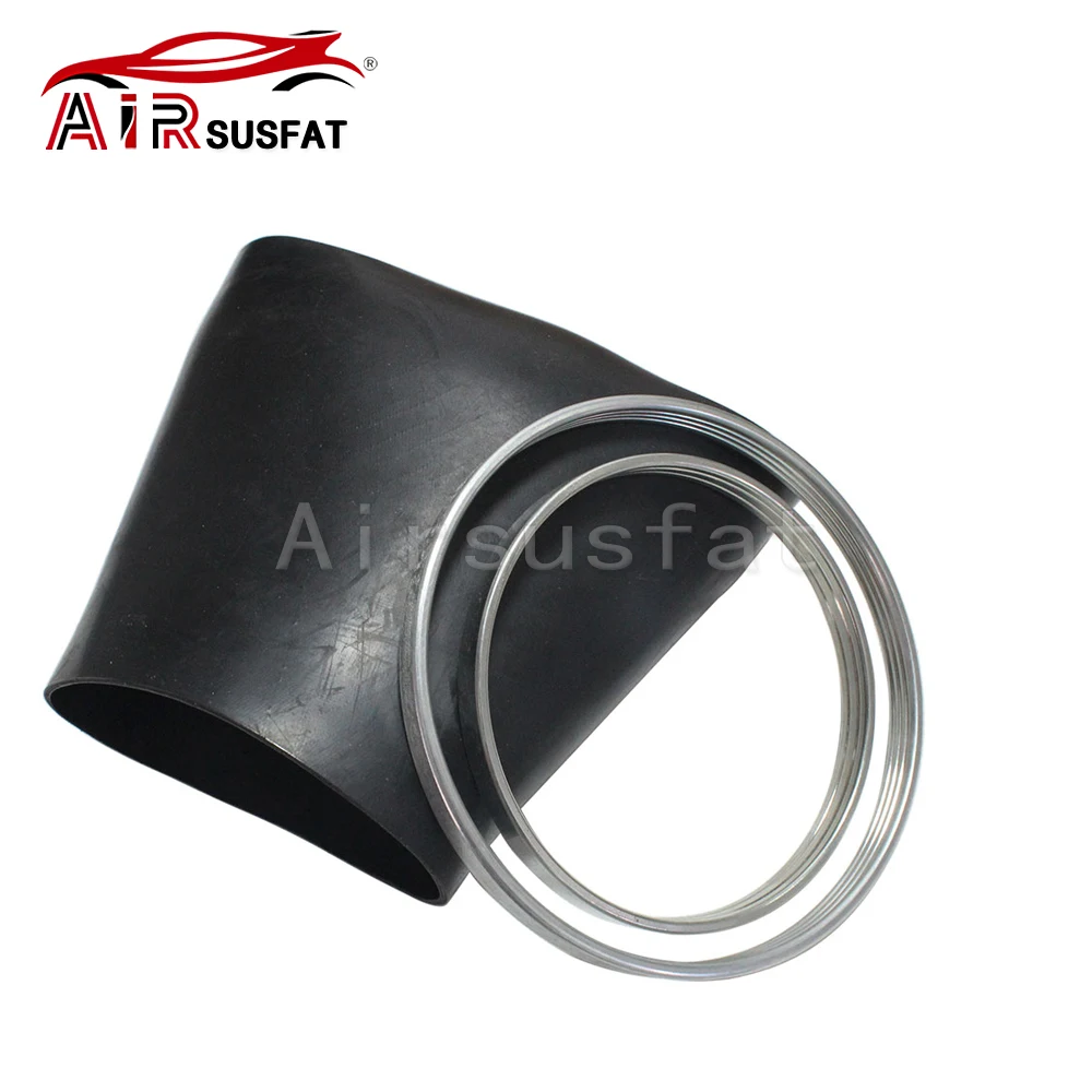 

New Front Air Spring Bag Rubber Sleeve with Crimping Rings For Mercedes Benz W220 S350 S430 S500 S600 A2203202438 A2203205113
