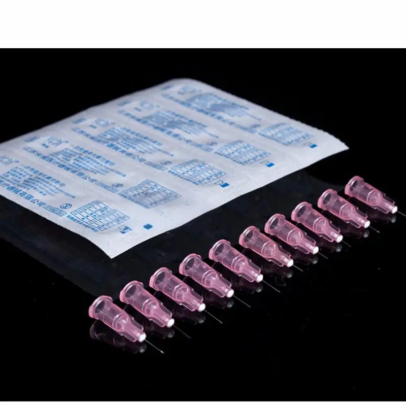 

100Pcs Superfine Tattoo Painless Small Needle Disposable Plastic 30G 13MM 32G 4MM 32G 6MM Syringes Tool