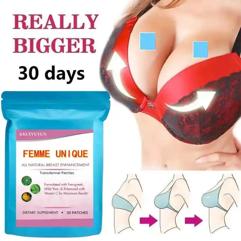 Clinical Strength Breast Augmentation Supplement, Transdermal Patches Produced in the USA, Fenugreek, Wild Yam