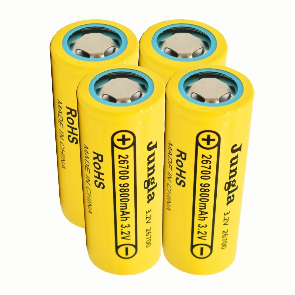 26700 3.2V 9800mAh LiFePO4 Battery 3C Continuous Discharge Maximum 5C High power battery For Electric car scooter Energy storage