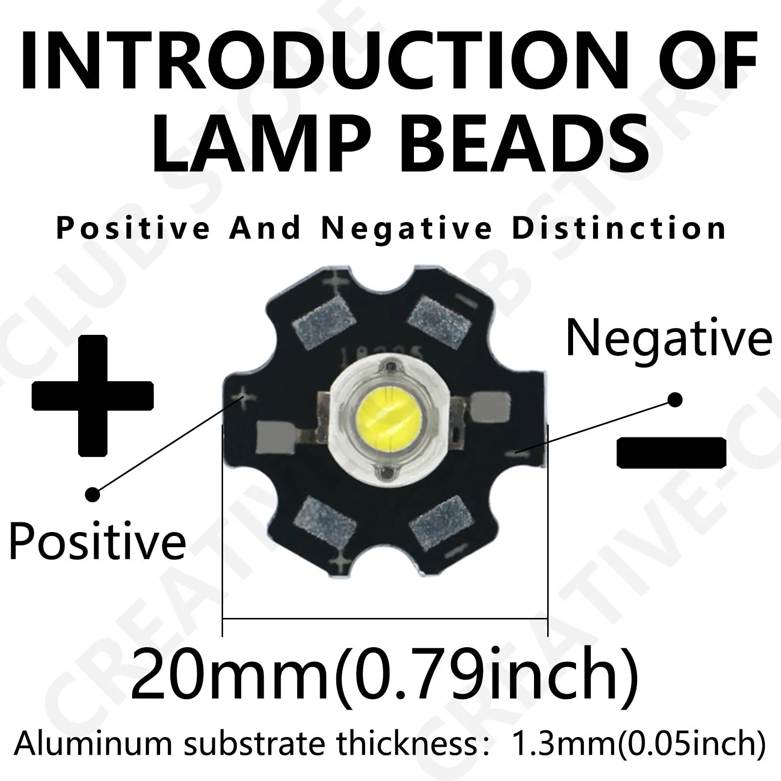 10 قطعة 1 واط 3 واط 3 فولت 20 مللي متر عالية الطاقة LED مع سلك رقاقة المصباح الكهربي PCB مع WireSMD COB الثنائيات 2000 كيلو 3000 كيلو 4000 كيلو 6500 كيلو أحمر أخضر أزرق #5