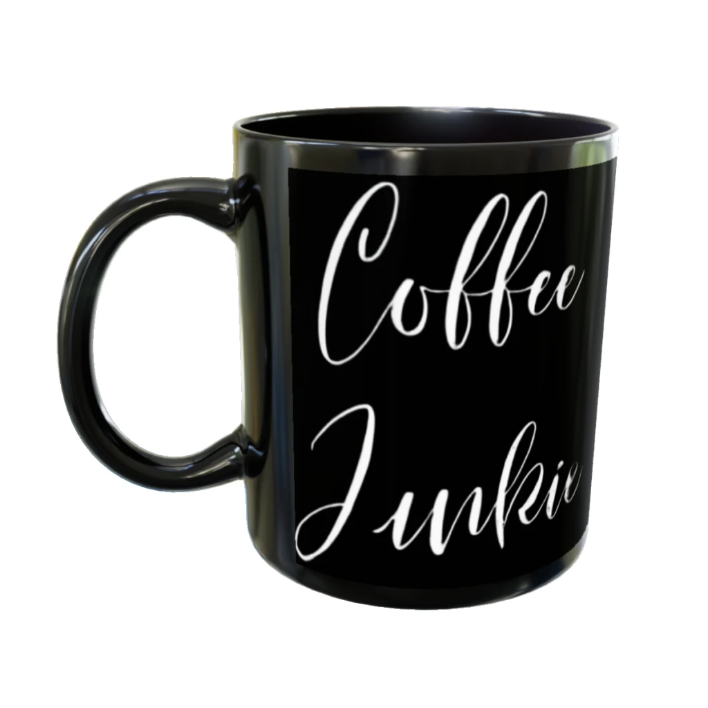 

Coffee Junkie Coffee Drinker Gift - Funny Coffee Black Coffee Milk Cup Mocha Kawaii Cups Original Mugs 11oz/325ML