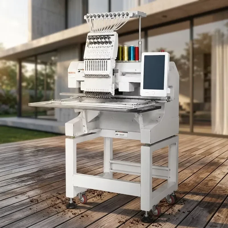 Factory Direct New Computerized High Precision Motor Embroidery Machine with Automatic Multi Needle Function for Custom Logo