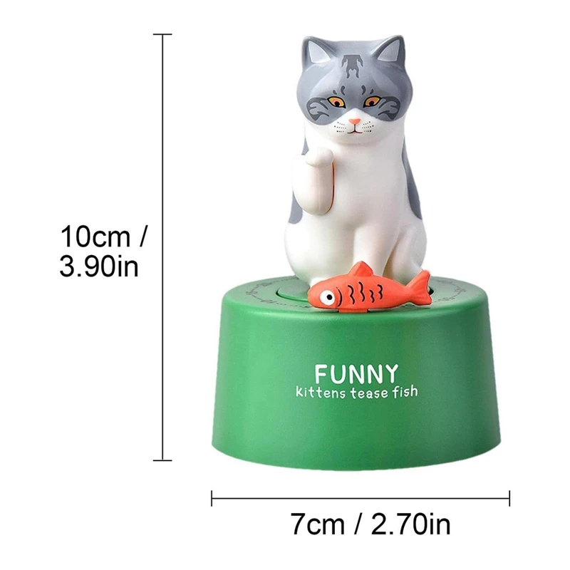 Cat Kitchen Timer, Mechanical Kitchen Tool Timer, Short Timer Kitchen Timer Cat Cat Clock Kitchen Timer