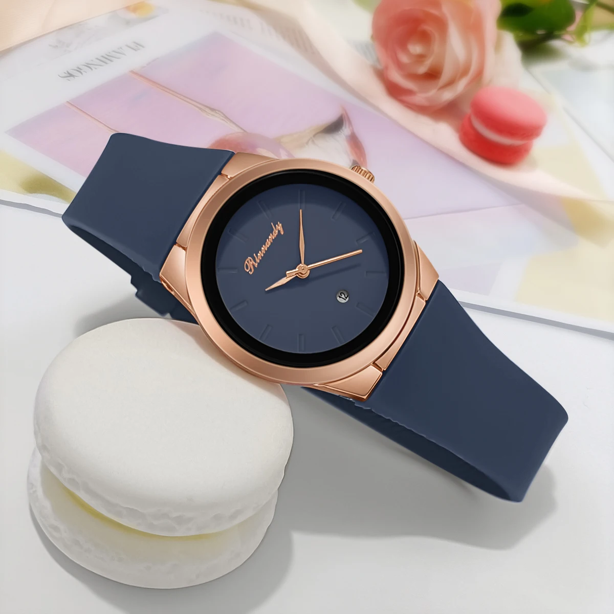 Simple Watches Women Quartz Wristwatch Casual Silicone Strap Ladies Watch Calendar Clock Gift Relogio Feminino