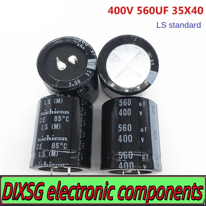 DIXSG （1PCS）400V560UF 35X40 nichicon electrolytic capacitor 560UF 400V 35*40 imported.