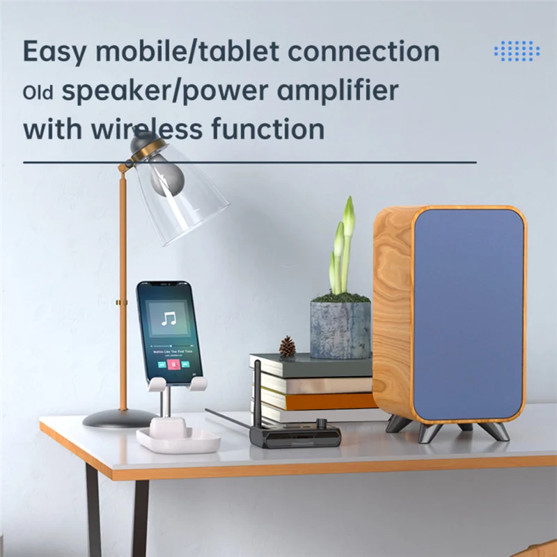 Receptor y transmisor de Audio Bluetooth 5,3, adaptador inalámbrico de música estéreo con disco U Coaxial de fibra óptica RCA 3,5