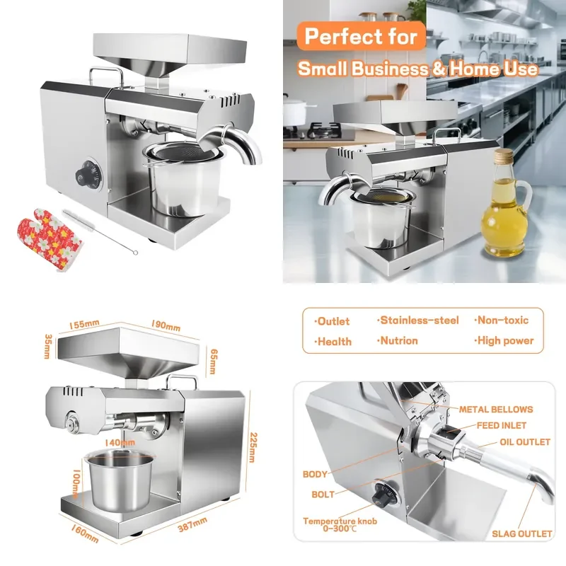 The Cheapest Household Oil Press Machine/Small Oil Pressing Machine