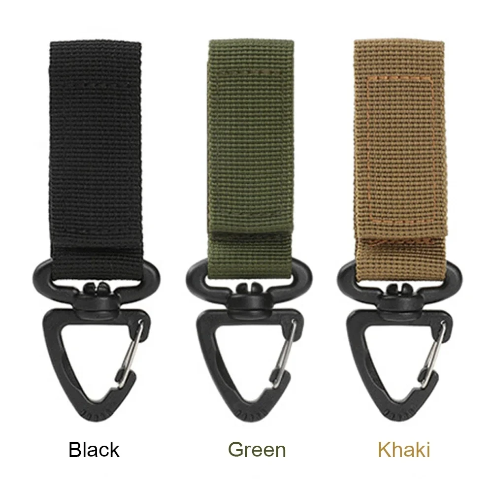 1-10 Stück Nylon-Hängehaken Karabiner Taktische Schnallen Gürtelclips Schlüsselanhänger Camping-Aufhängehaken Camping-Werkzeug – Detail 2