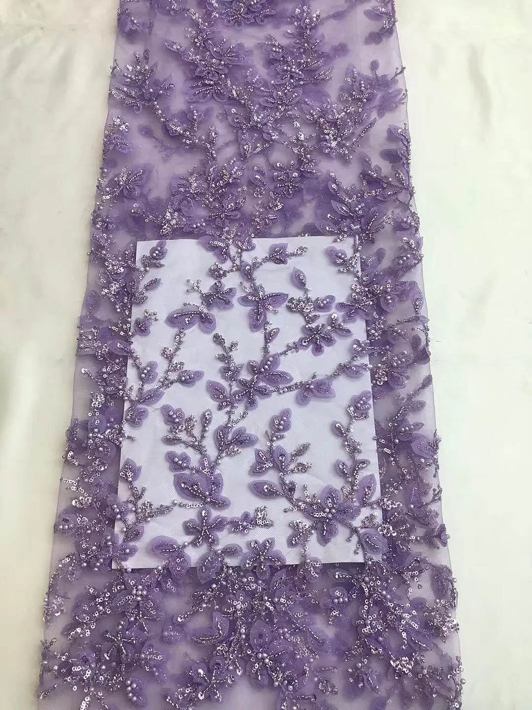

African Lace Fabric High Quality Lace Fabric ZH-1306896 Nigerian French beads Lace Fabrics for Women Dresses