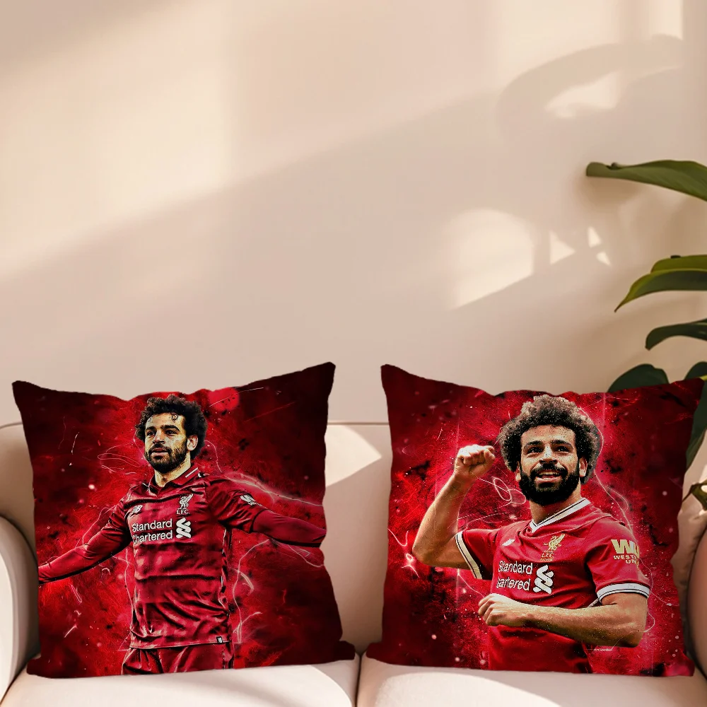 Football Player M-Mohamed S-Salah Living Room Sofa Super Soft Cushion Cover Suitable For Home Bedroom Room Decoration pillowcase