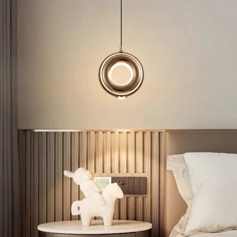 Nordic Modern Chandelier 2026 Round Pendant Lamp Bedside Bedroom Bar Kitchen Interior Hanging Light Fixture Lusters Luminaires