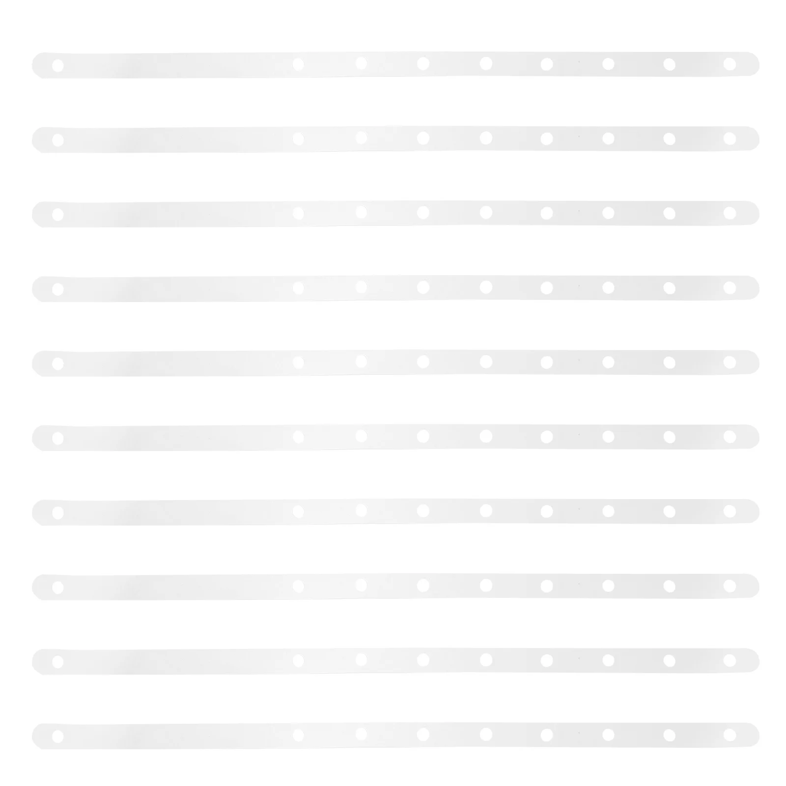 

10Pcs Transparent Plastic Hanger Connecting Strips Multifunctional Clothing Organizer Space Saving Hanger Extenders for Closet