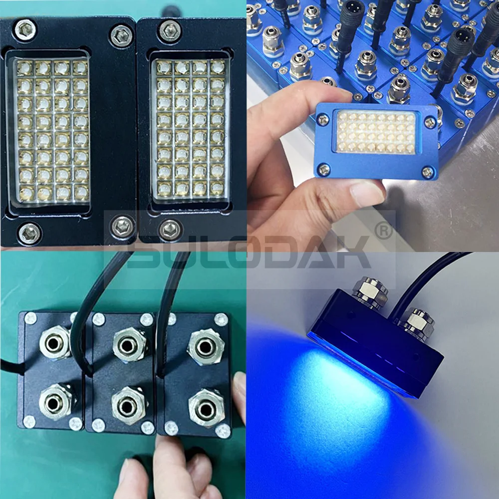 

Printer UV Lamp Epson A4 A3 L1800 6090 6045 LED UV Curing Lamp Digital Flatbed Printing UV LED Light Ink Coating Varnish 30*20