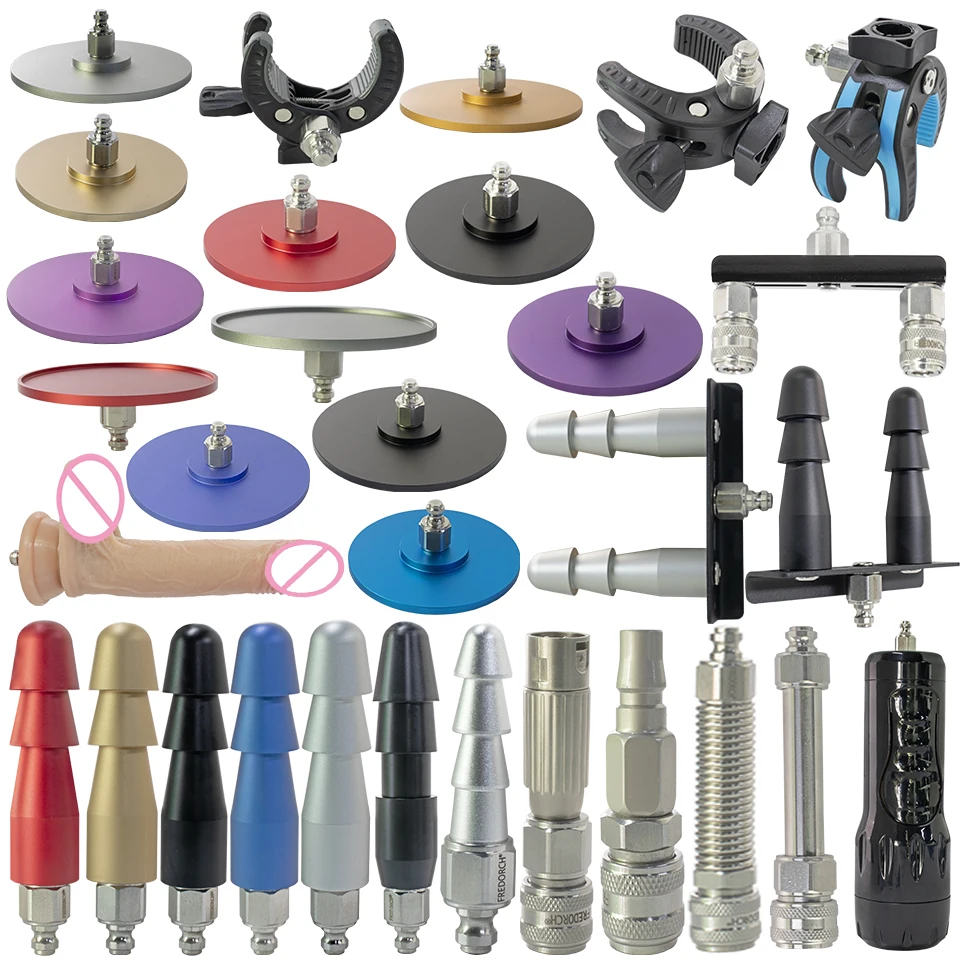 FREDORCH Metal Suction Cup is only Used for Sex Machine FR1 Ten Corner Lock, Love Machine Dildo Aircraft Cup Accessory Connector