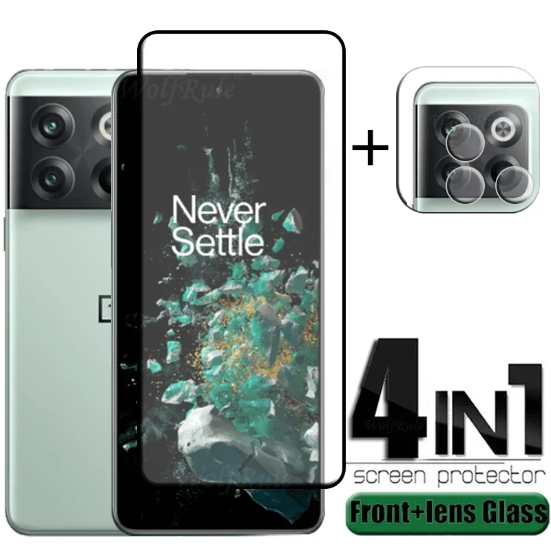 

4-in-1 For Oneplus 10T 5G Glass For Oneplus 10T 5G Tempered Glass Full Cover 9H Screen Protector For Oneplus 10 T 10T Lens Glass