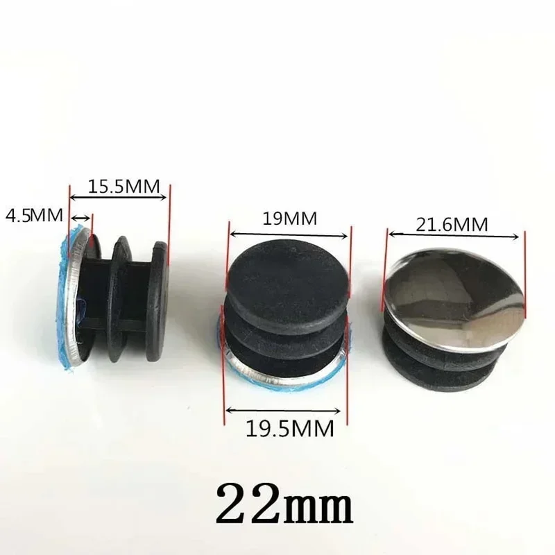Stainless Steel Round Tube Pipe Plugs Blanking End Caps Cover Insert Bungs Furniture Accessories Diameter 16 20 22 25 40 50 60mm