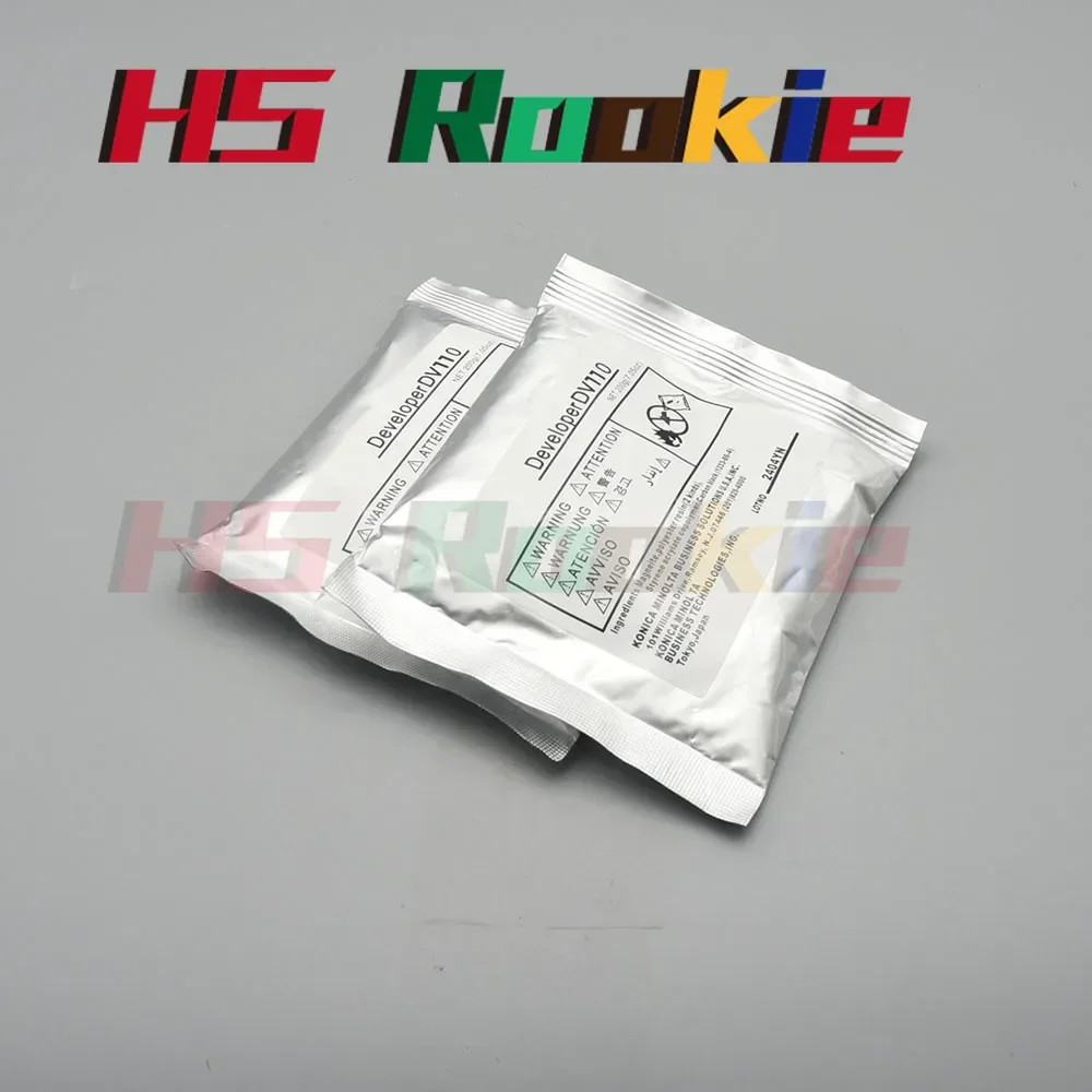 1 unidad de revelador DV110 compatible con Konica Minolta Bh162 Bh180 Bh210 di152 di183 di250 di3510 7118, 200g/bolsa, negro