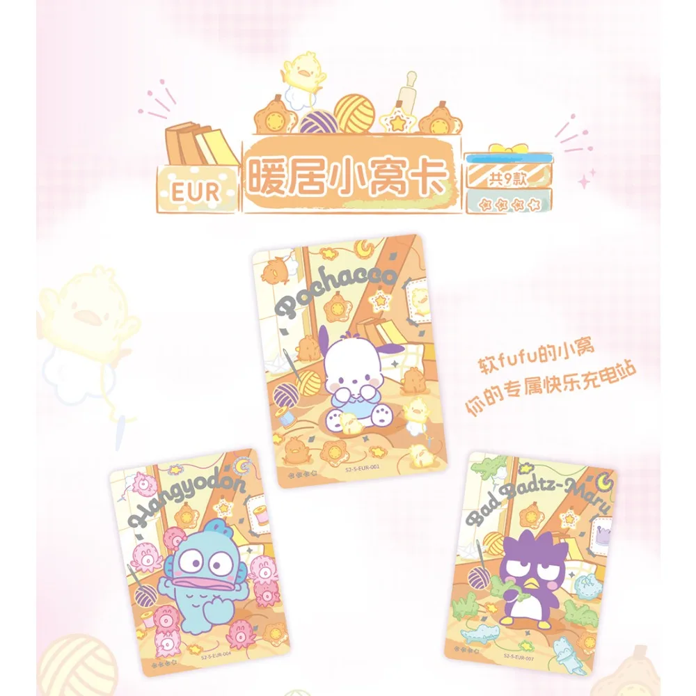 Genuine Kabao Anime Character Collection Cards Cartoon Stars Sweet Journey Series Wonderful and Colorful Rare Cards Kids Gifts