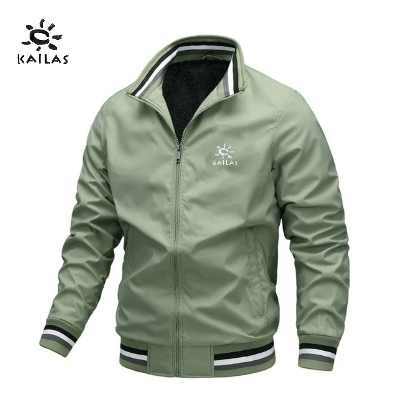 

Новая осенне-зимняя мужская высококачественная куртка с воротником-стойкой, осенне-зимний модный повседневный ветрозащитный универсальный топ