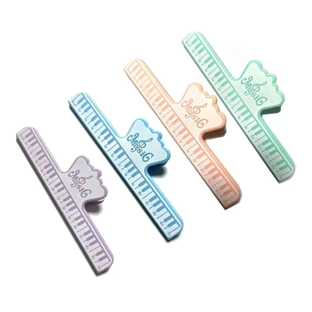 1pcs Piano Stands Music Sheet Clip Music Note Clips Portable Convenient Green/Purple/Blue/Pink practical Musical Instruments