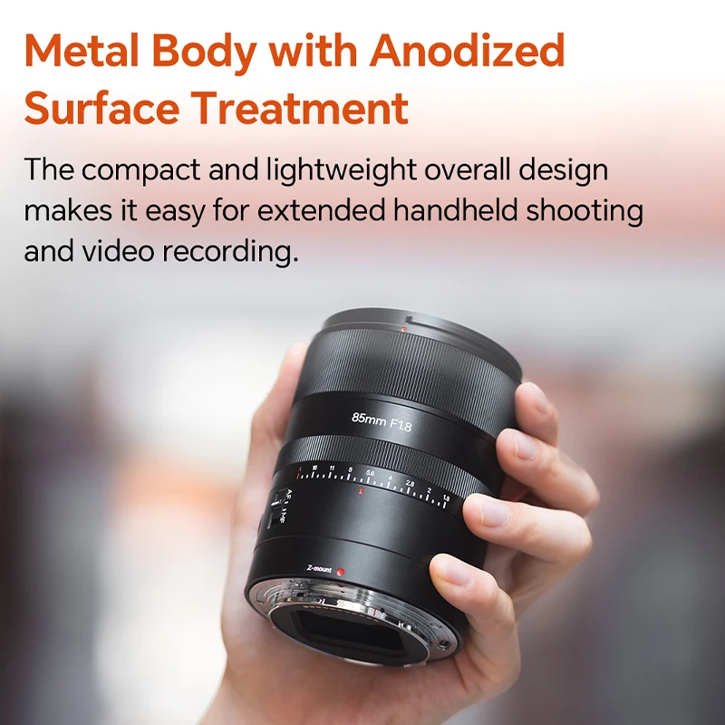 7Artisans AF85MM F1.8 Full Frame Autofocus STM Large Aperture Lightweight Lens For Nikon Z Z7II Z6II Z5