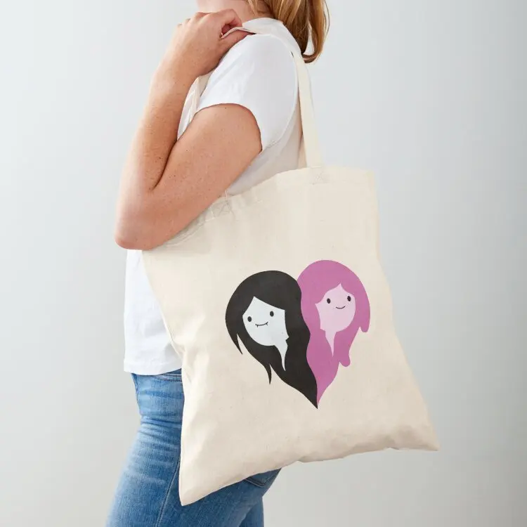 

Marceline and Bubblegum Tote Bag Lady bags hand bag ladies shopping bag logo Cloth bags
