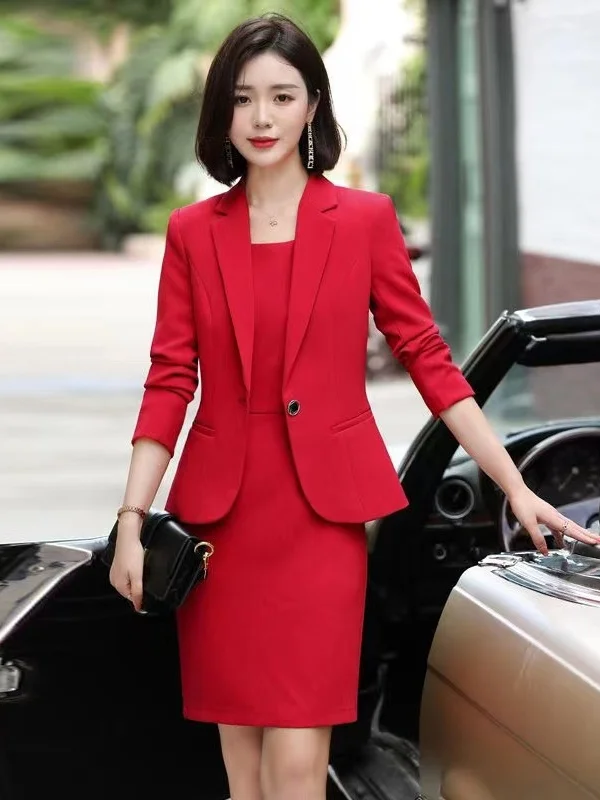 Profional-Conjunto Faion de talla grande para mujer, traje de dos piezas Dr coreano Sle, pantalones largos holgados de cintura alta, otoño y primavera