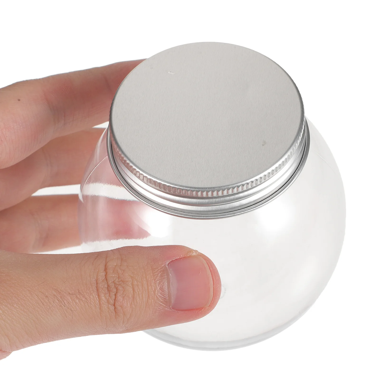 

10pcs Plastic Snow Globe Clear Empty Diy Water Globes Lightweight Ball Shape Mini Snow Globes For Diy Props Round