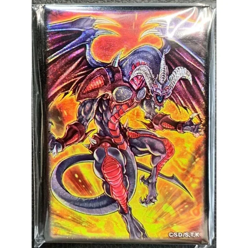 

Набор YuGiOh с официальным Конами и надписями «дракон», 70 шт., рукава «Красный дракон»