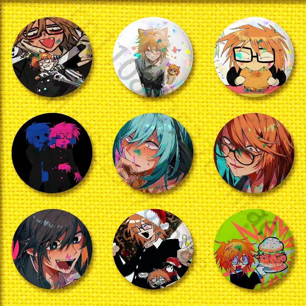 

Randal Ivory Luther Satoru Nyon R-Ranfren Badge For 75mm 25mm 44mm 32mm 58mm Round Pin Brooch Insignia Shell Ornament