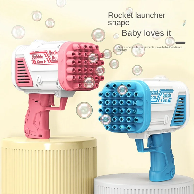 A07I ไฟฟ้า Bubble Machine อัตโนมัติเครื่องปาร์ตี้ Bubble Machine สบู่ Bubble Machine ของเล่นเด็ก