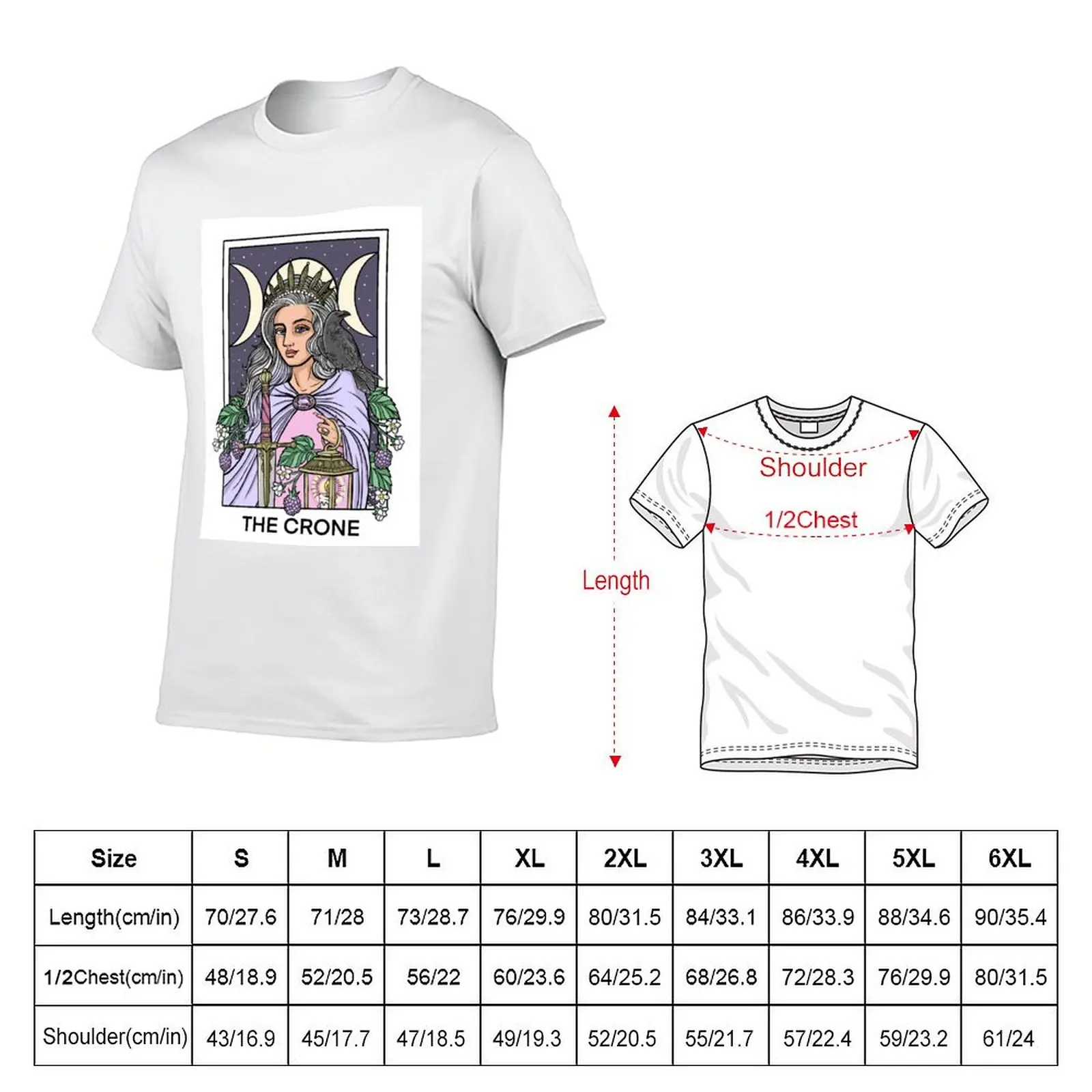 The Goddess The Crone T-Shirt Holiday All Match T-Shirt