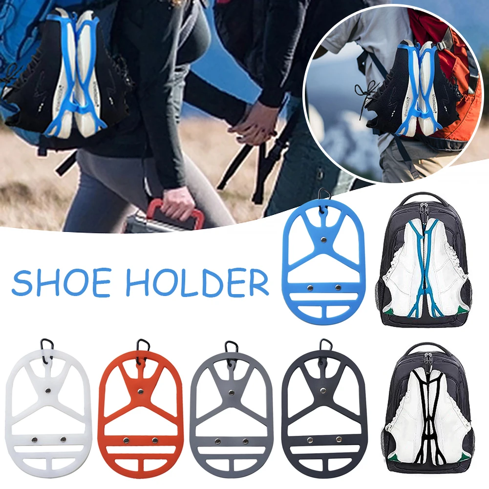 Shoe Holster For Carrying Shoes Space-Saving Outdoor Shoes Clamp For Travel Hiking