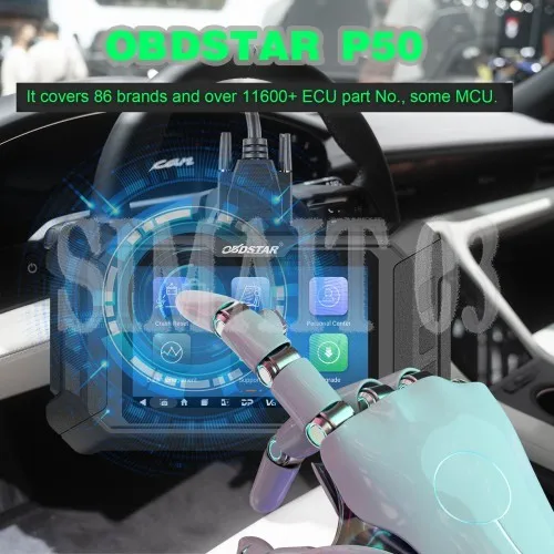 

OBDSTAR P50 SRS SAS BMS Чехлы для инструментов сброса 93 брендов и старше 14900+ ЭБУ, номер детали. OBD и скамья