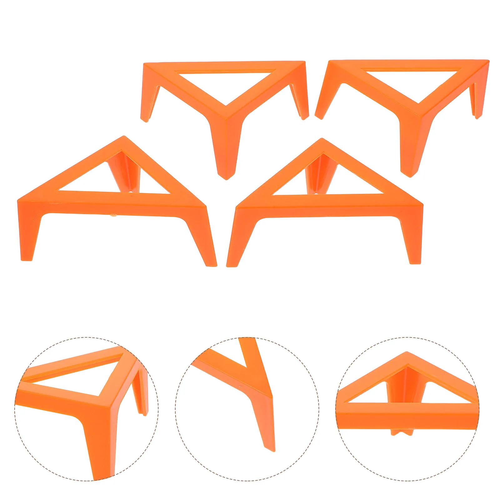 

4pcs Painting Board Stand Canvas Support Brackets For Pouring Art Tripod Stands Non-Slip Lightweight Abs Studio Easel Canvas