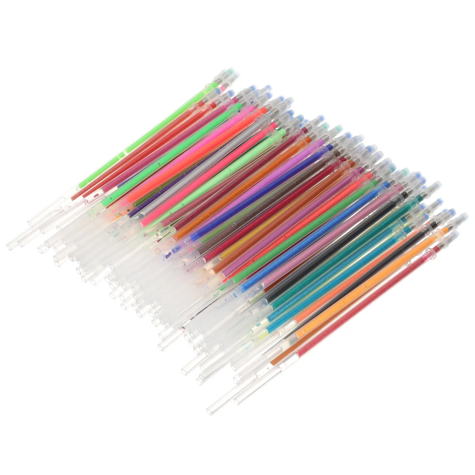 

84Pcs Sturdy Plastic Pen Refills Multi Color Gel Pen Refill Replacements With High Color Rendering