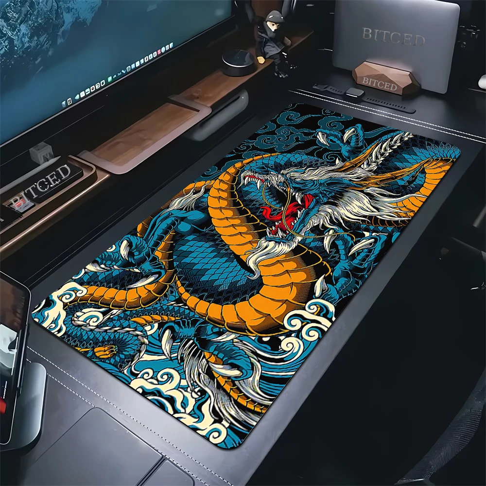 XXL Mauspad Gamer Dragon Mousepad Große benutzerdefinierte Computer Schreibtisch Matte Mechanische Tastatur Pads Büro Teppich Gaming Laptop Mäuse Pad
