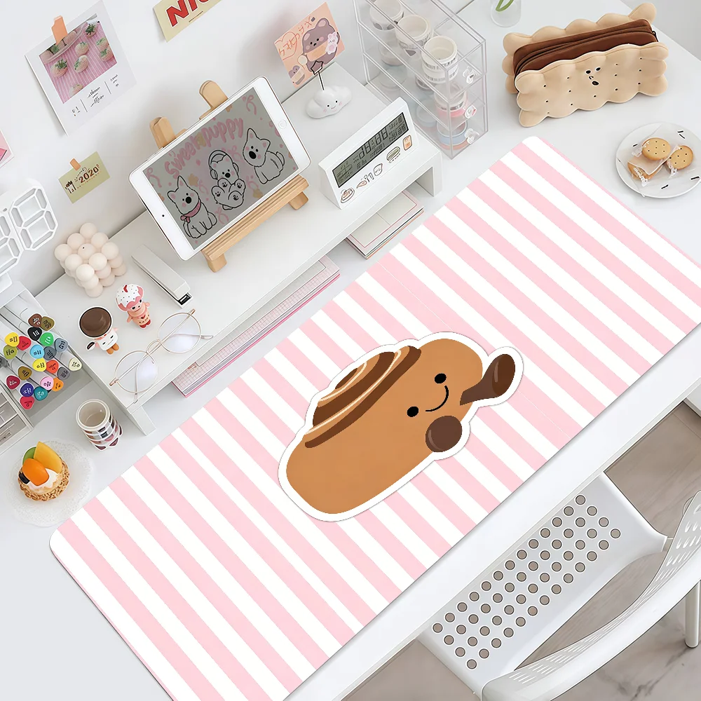 Mouse Pad Cartoon MousePad Non-slip Lockedge Office Student Kawaii Gaming Fluffy Thickened Large Cute Writing Pad Animal Cushion