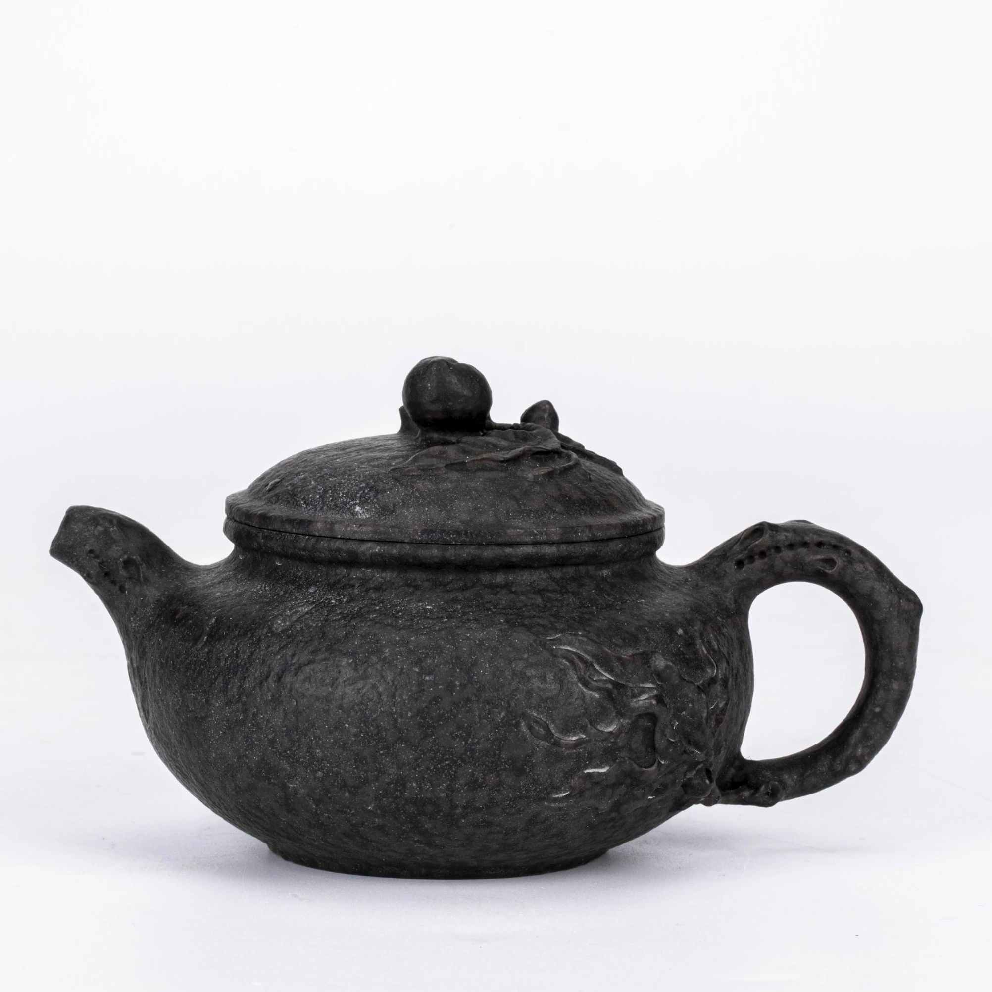 Asian Zen style handmade stone teapot