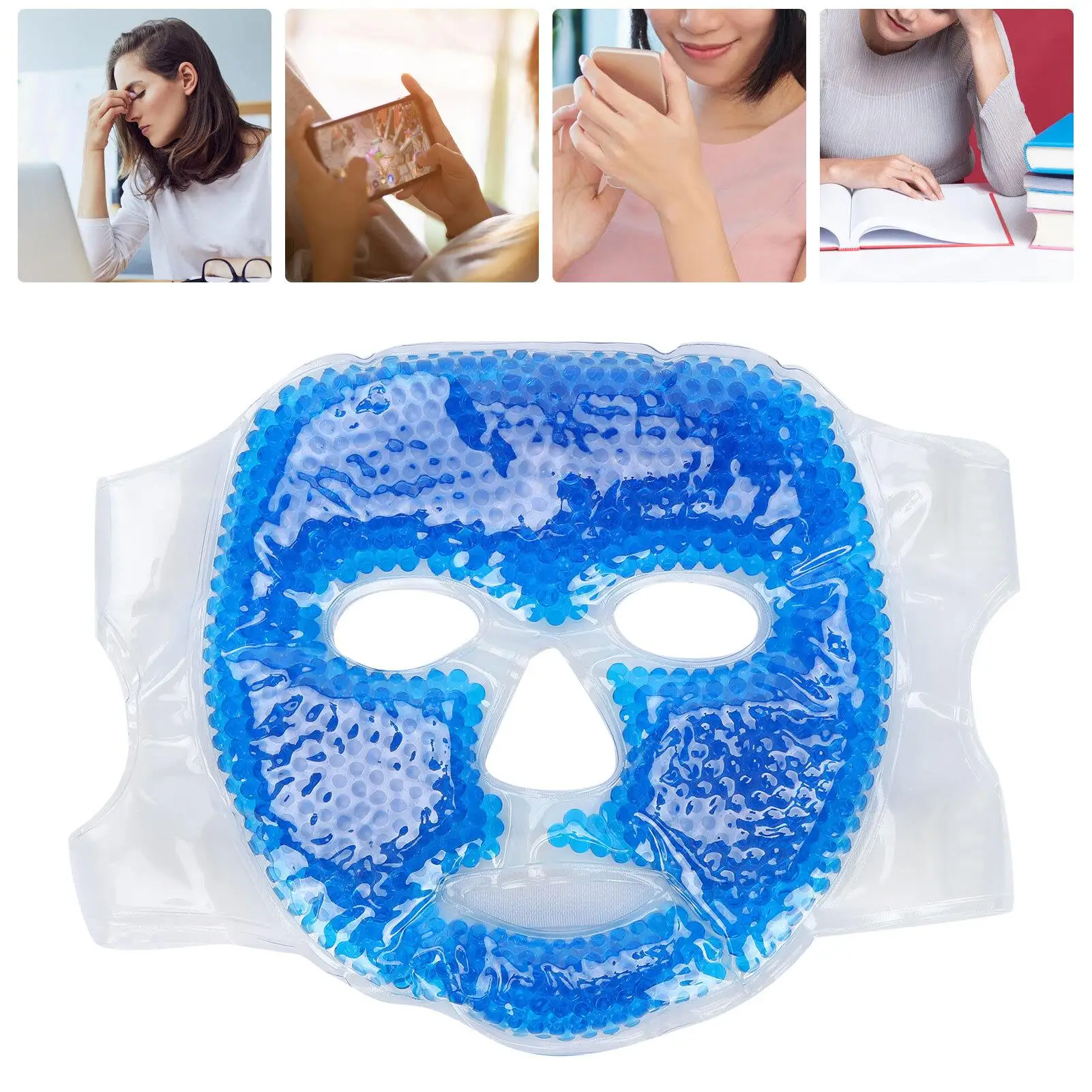 Cooling Facial Gel Pack - Relaxing Spa Treatment for home & Office Use