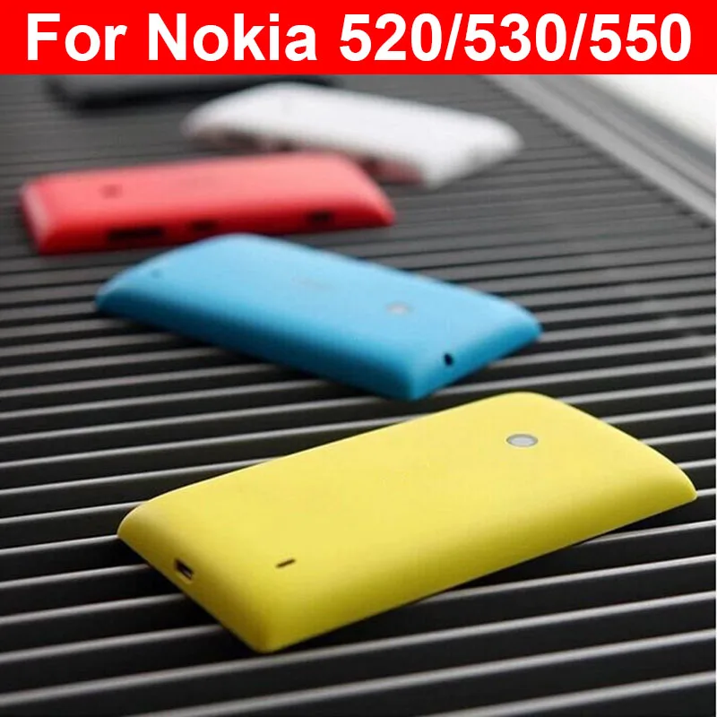 back cover for Nokia 520 535 550 back battery housing door for Microsoft Lumia nokia 520 rear cover without logo