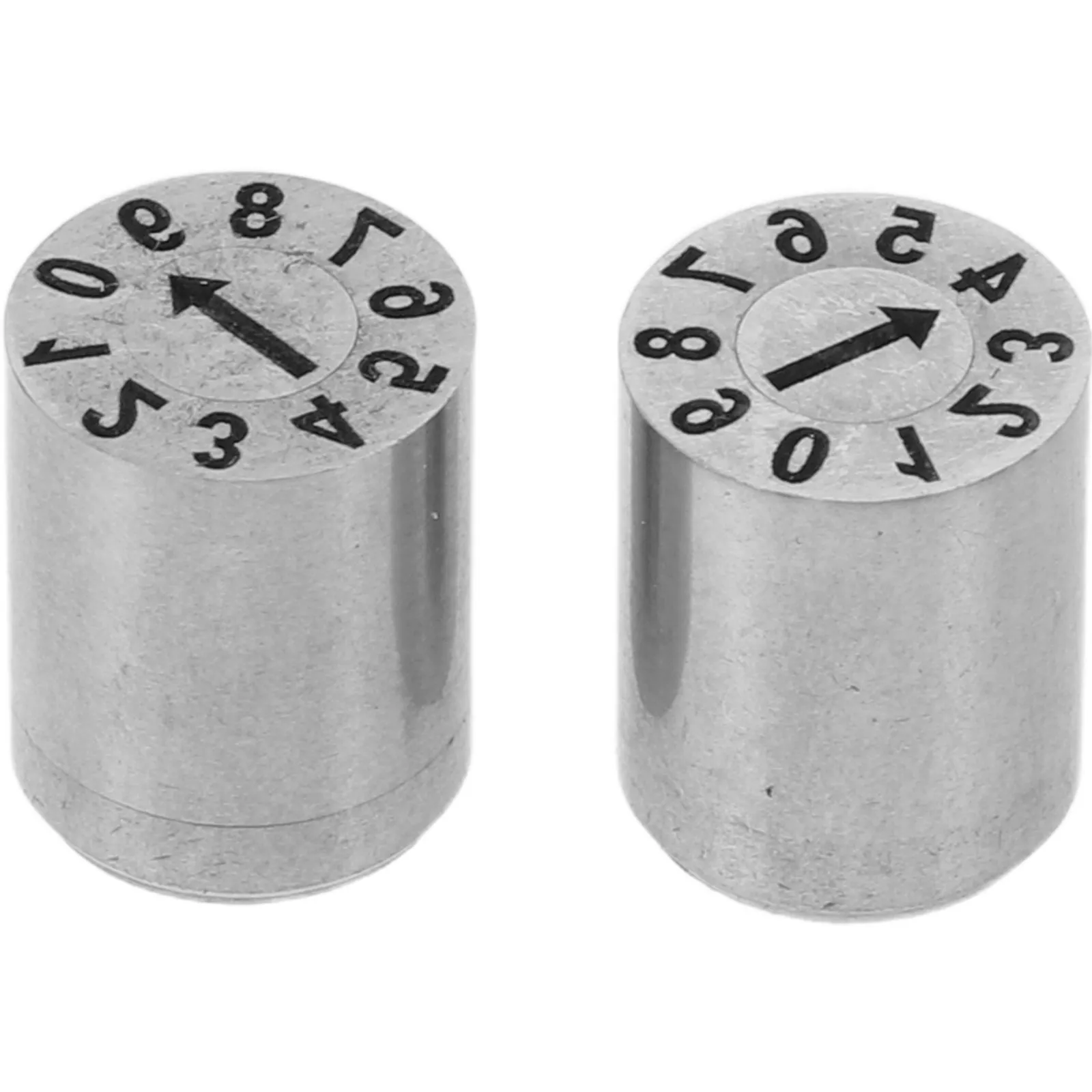 

Набор из 2 штампов с регулируемыми цифрами 0-9, многофункциональный датер для пластиковых бутылок, яиц, офисных принадлежностей, промышленного учета