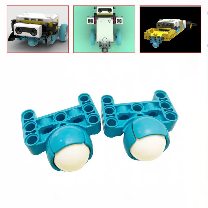 

1/5/10PCS Technical Beam 3x5 with Ball And Castor Joint Ball 19mm SPIKE 45678 45345 Educational Building Blocks DIY Bricks Parts