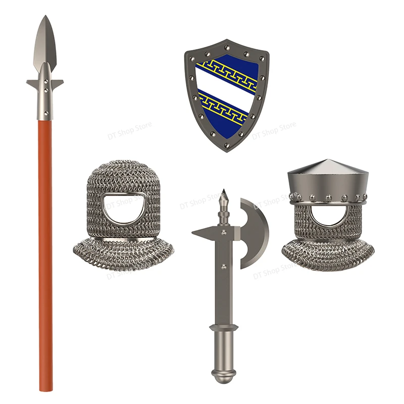 Nieuwe Lopen Militie Creatieve Decor Bouwstenen Modellen Soldaten Bricks Accessoires Wapens Speelgoed Voor Kinderen Geschenken YL005-008