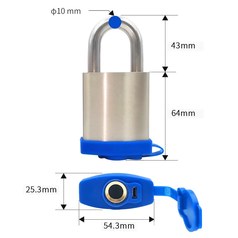 Top Seller Portable Smart Pad   IP65 Waterproof Keyless Fingerprint Cabinet